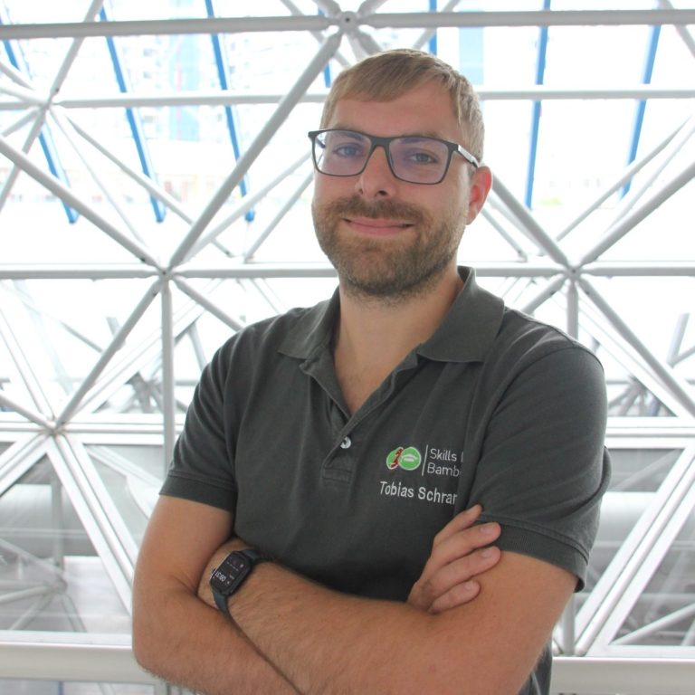 Hier sehen Sie Tobias Schramm, Techniker Skills Lab Bamberg